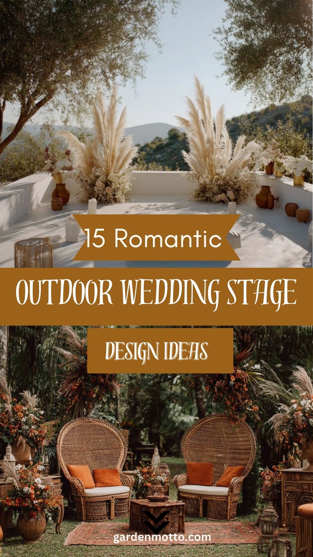 15 Romantic Outdoor Wedding Stage Design Ideas Photo Inspiration